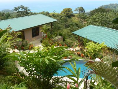 cabins and pool